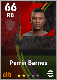 Perrin Barnes eFootball player card