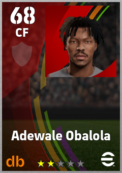Adewale Obalola eFootball player card