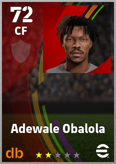 Adewale Obalola eFootball player card