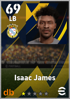 Isaac James — LB, OVR 69, MAX 69