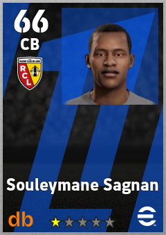 Souleymane Sagnan — CB, OVR 66, MAX 66
