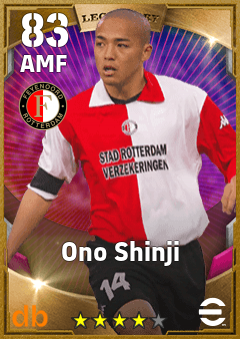 Ono Shinji eFootball player card