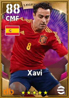Xavi eFootball player card