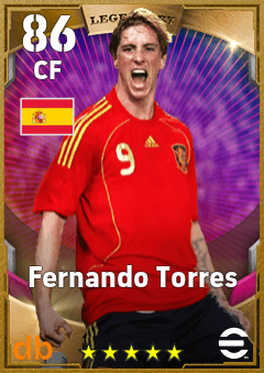 Fernando Torres eFootball player card