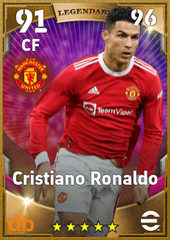 Cristiano Ronaldo — CF, OVR 91, MAX 96
