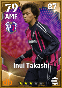 Inui Takashi eFootball player card