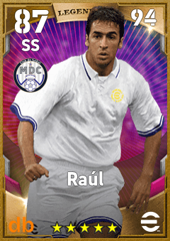 Raúl eFootball player card
