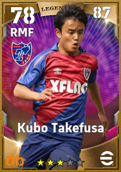 Kubo Takefusa eFootball player card