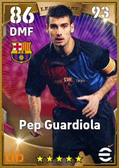 Pep Guardiola eFootball player card