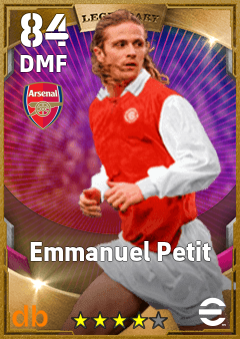 Emmanuel Petit eFootball player card
