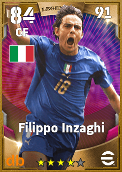 Filippo Inzaghi eFootball player card