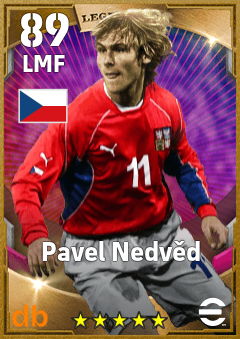 Pavel Nedvěd — LMF, OVR 89, MAX 89
