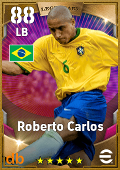 Roberto Carlos — LB, OVR 88, MAX 88