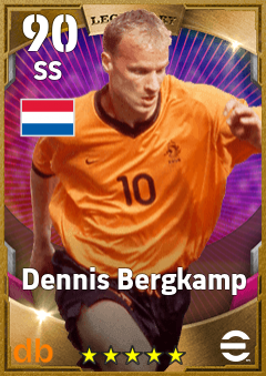 Dennis Bergkamp eFootball player card