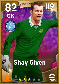 Shay Given eFootball player card