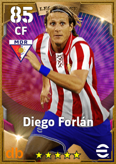 Diego Forlán eFootball player card