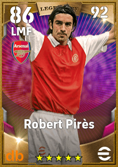 Robert Pirès — LMF, OVR 86, MAX 92