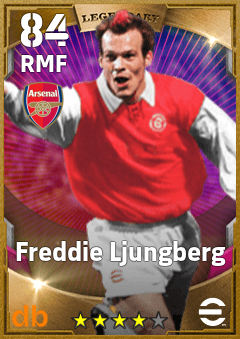 Freddie Ljungberg — RMF, OVR 84, MAX 84