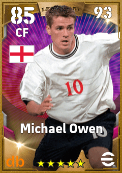 Michael Owen eFootball player card