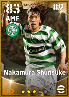 Nakamura Shunsuke — AMF, OVR 83, MAX 89