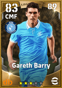 Gareth Barry eFootball player card
