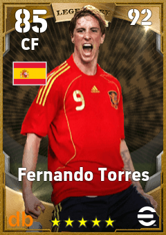 Fernando Torres eFootball player card