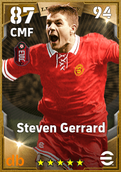 Steven Gerrard eFootball player card