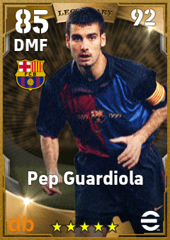 Pep Guardiola eFootball player card