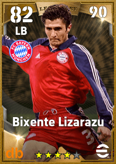 Bixente Lizarazu — LB, OVR 82, MAX 90