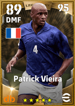 Patrick Vieira eFootball player card