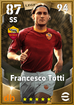 Francesco Totti eFootball player card