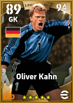 Oliver Kahn eFootball player card