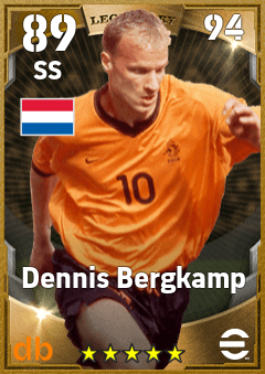 Dennis Bergkamp eFootball player card
