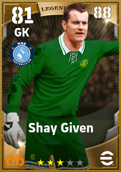 Shay Given eFootball player card