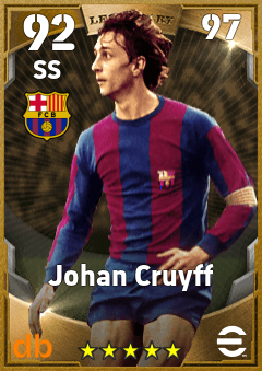 Johan Cruyff eFootball player card