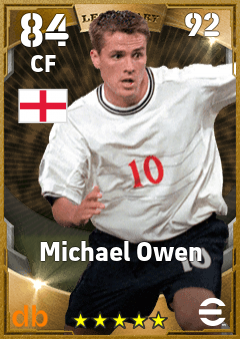 Michael Owen eFootball player card