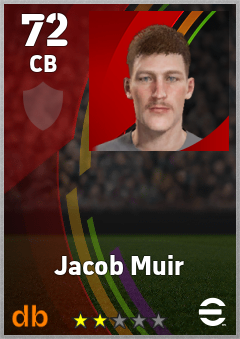 Jacob Muir eFootball player card