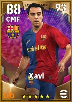 Xavi — CMF, OVR 88, MAX 93