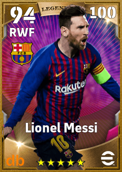 Lionel Messi eFootball player card
