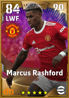 Marcus Rashford eFootball player card