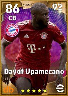 Dayot Upamecano eFootball player card