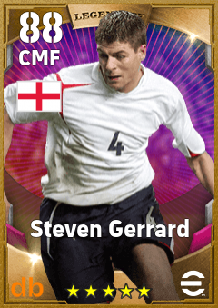 Steven Gerrard — CMF, OVR 88, MAX 88