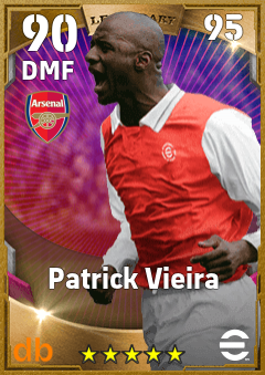 Patrick Vieira eFootball player card