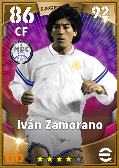 Iván Zamorano — CF, OVR 86, MAX 92
