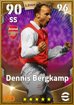 Dennis Bergkamp — SS, OVR 90, MAX 96