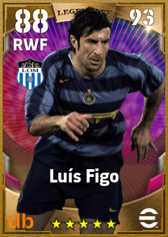 Luís Figo eFootball player card