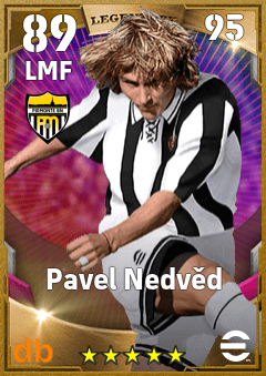 Pavel Nedvěd — LMF, OVR 89, MAX 95