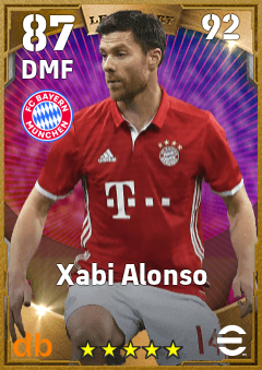 Xabi Alonso eFootball player card