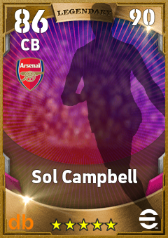 Sol Campbell eFootball player card