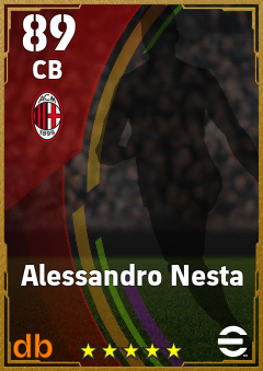 Alessandro Nesta — CB, OVR 89, MAX 89